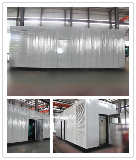 北京1000KW集装箱式静音发电机组已完工准备发货